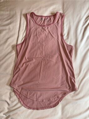 ZYIA Dusty Pink Ribbed Ladies Tank Top